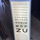 Vintage lamp optometric luminous scale Monoyer vintage lamp