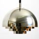 Mid Century ceiling lamp by the Vereinigte Werkstätten silver-plated