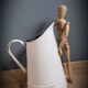 White enamelled broc P