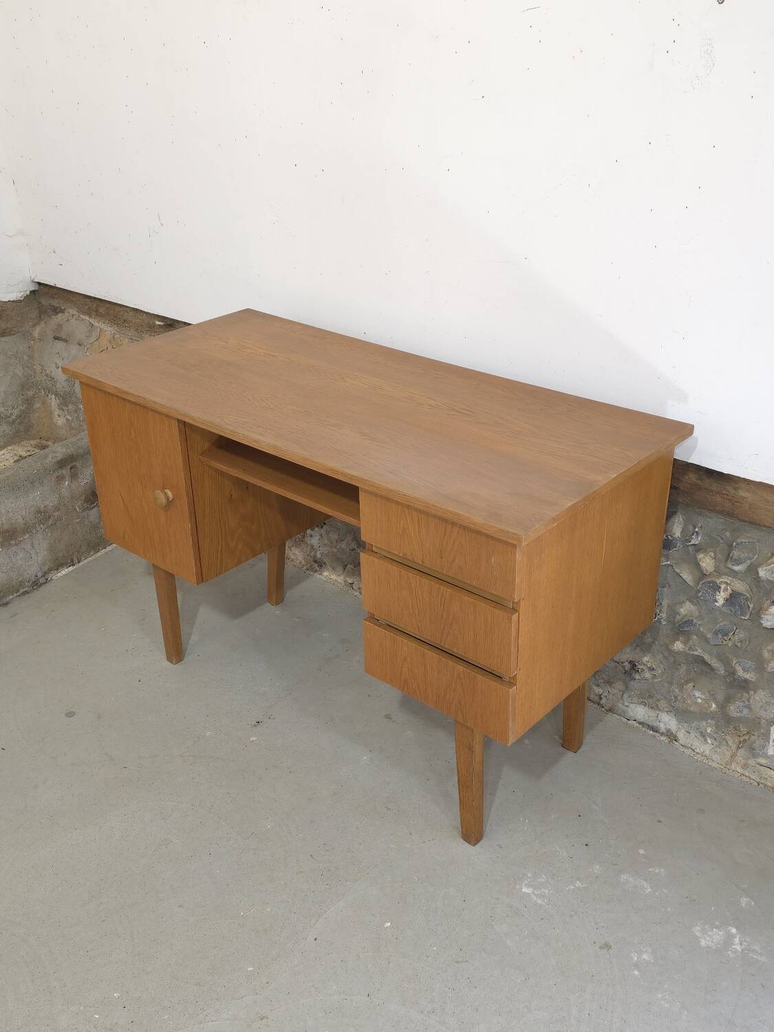 Petit bureau styke scandinave 1960 en teck
