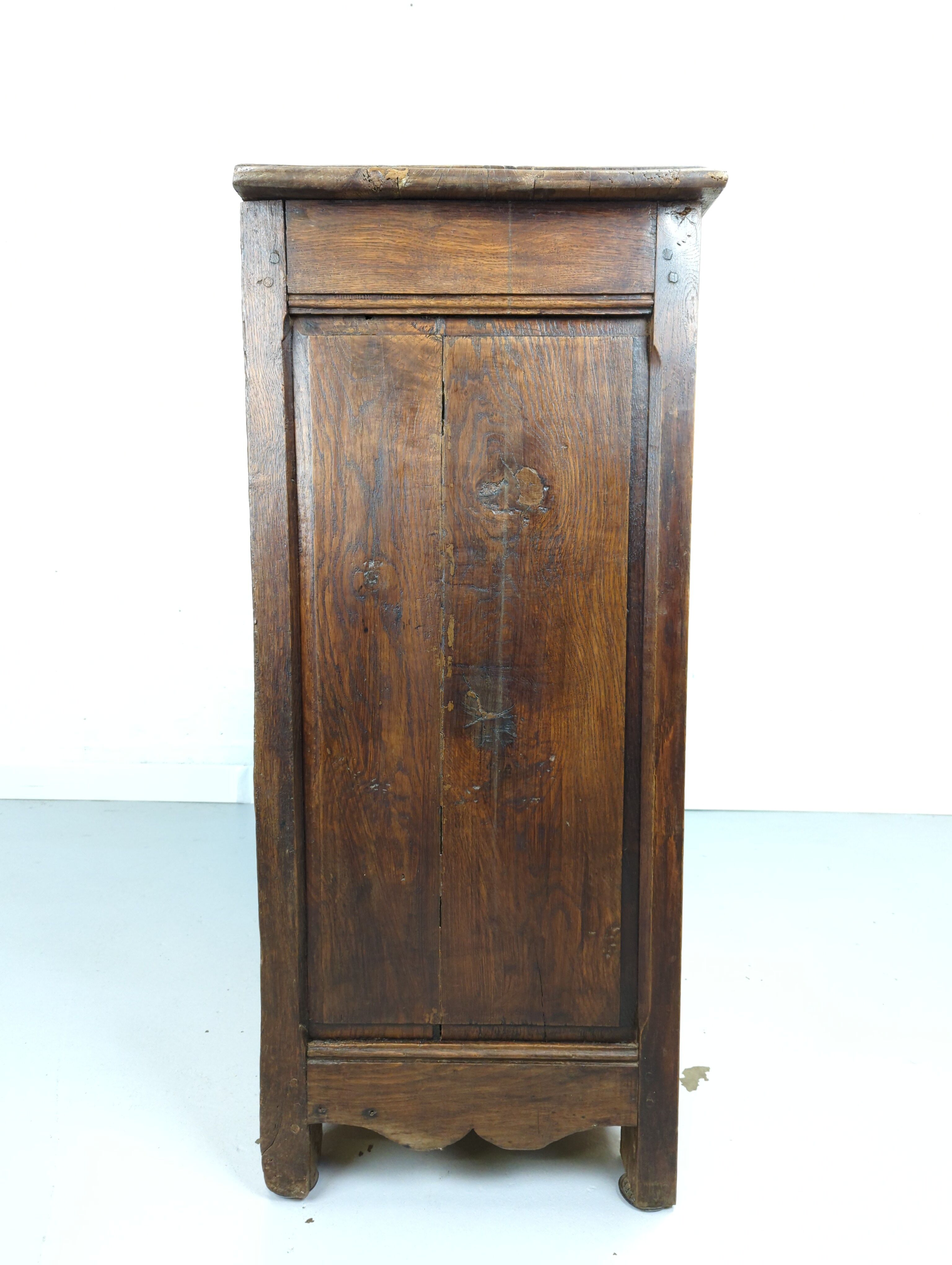 Antique sideboard two oak doors