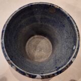 Pot cover, fawn blue and gray décor.