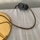 Floor lamp reader of the 70s in brass