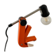 Clamp lamp "Review" by Klemmleuchte Germany 70s
