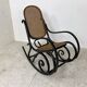 Vintage rocking-flesh in curved wood Michael Thonet