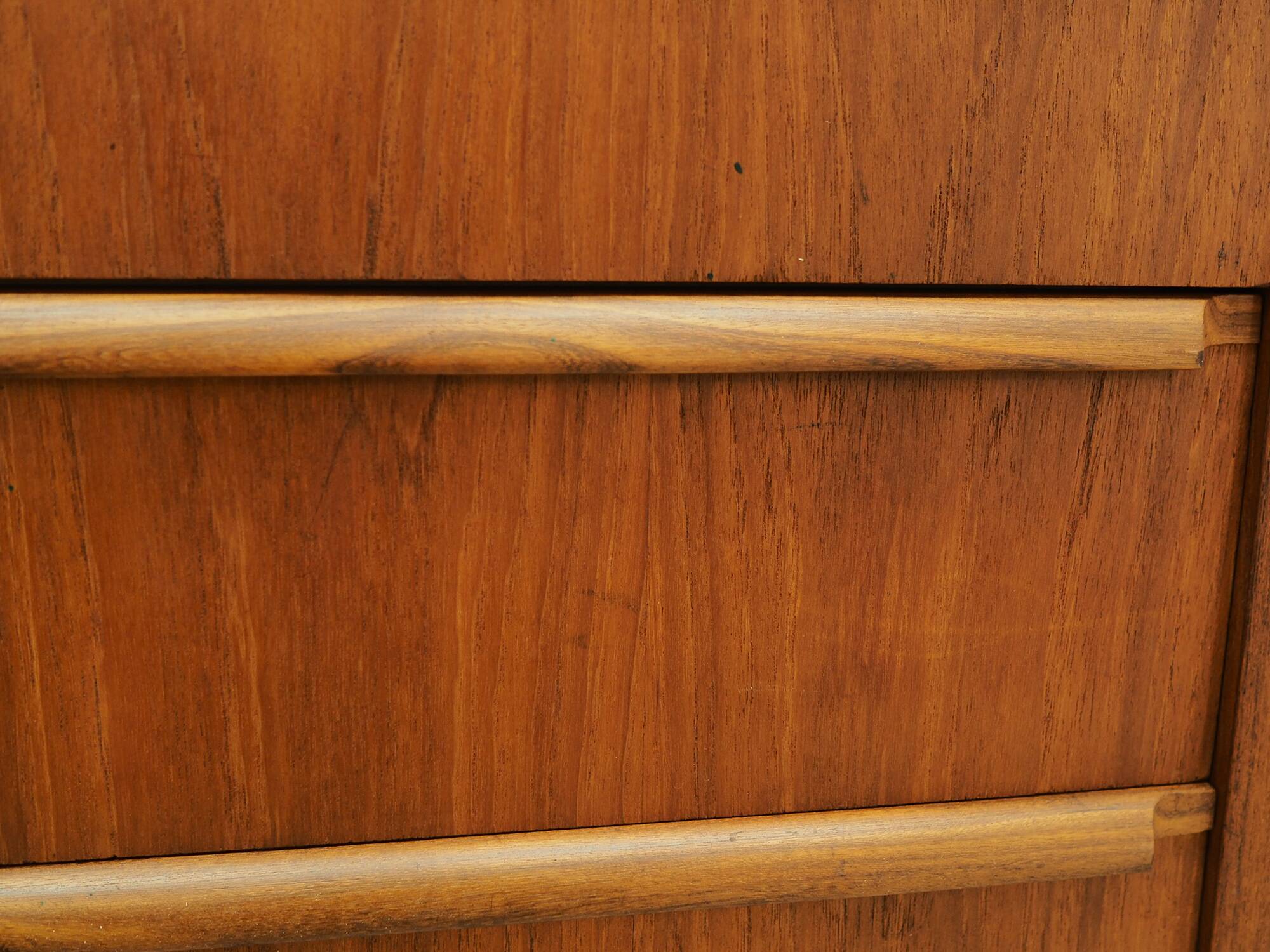 Teak chest of drawers, Danish design, 1970s, designer: Ahlström Osakeyhitö