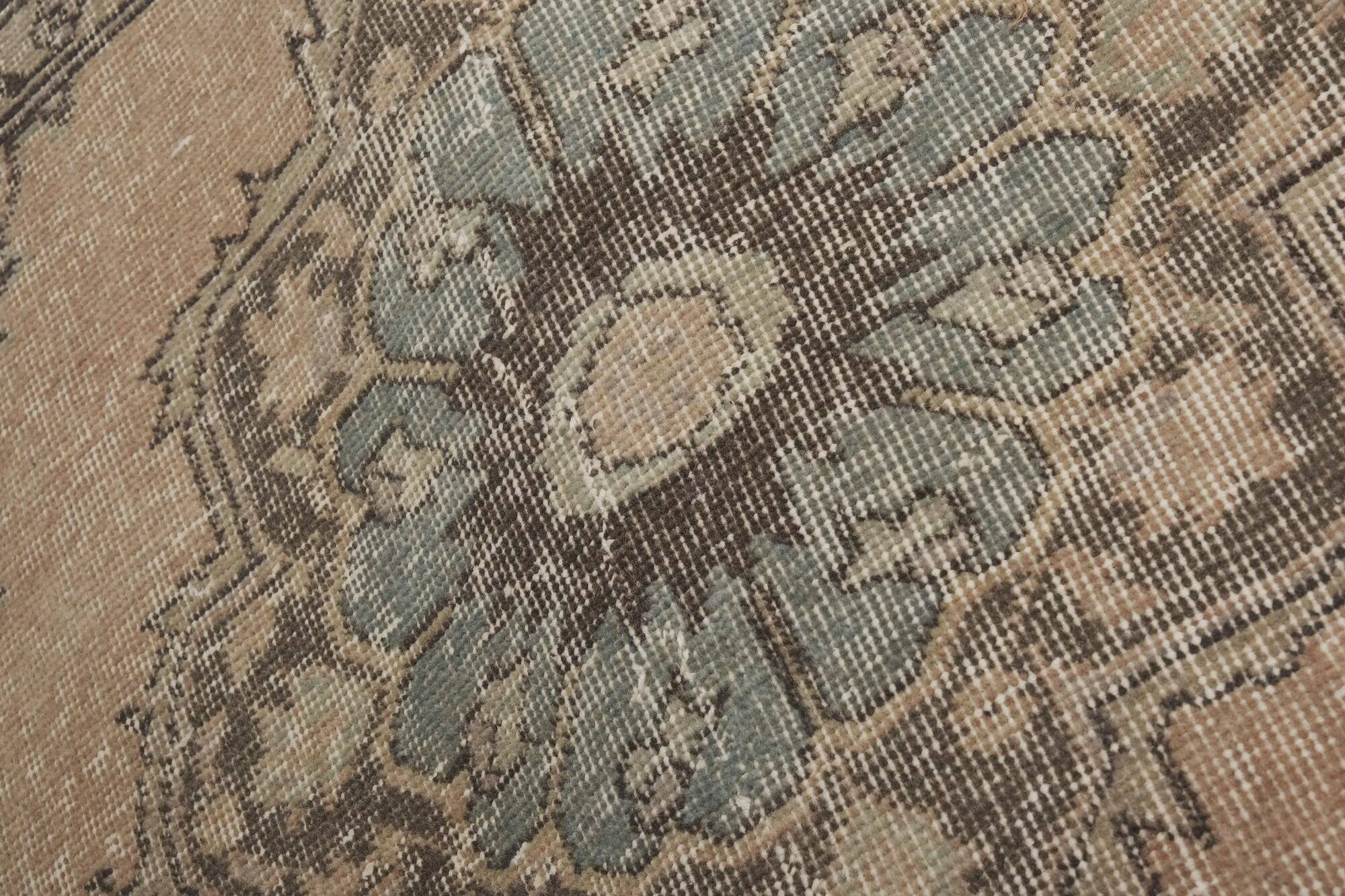 Vintage Turkish hallway rug 115x383 cm