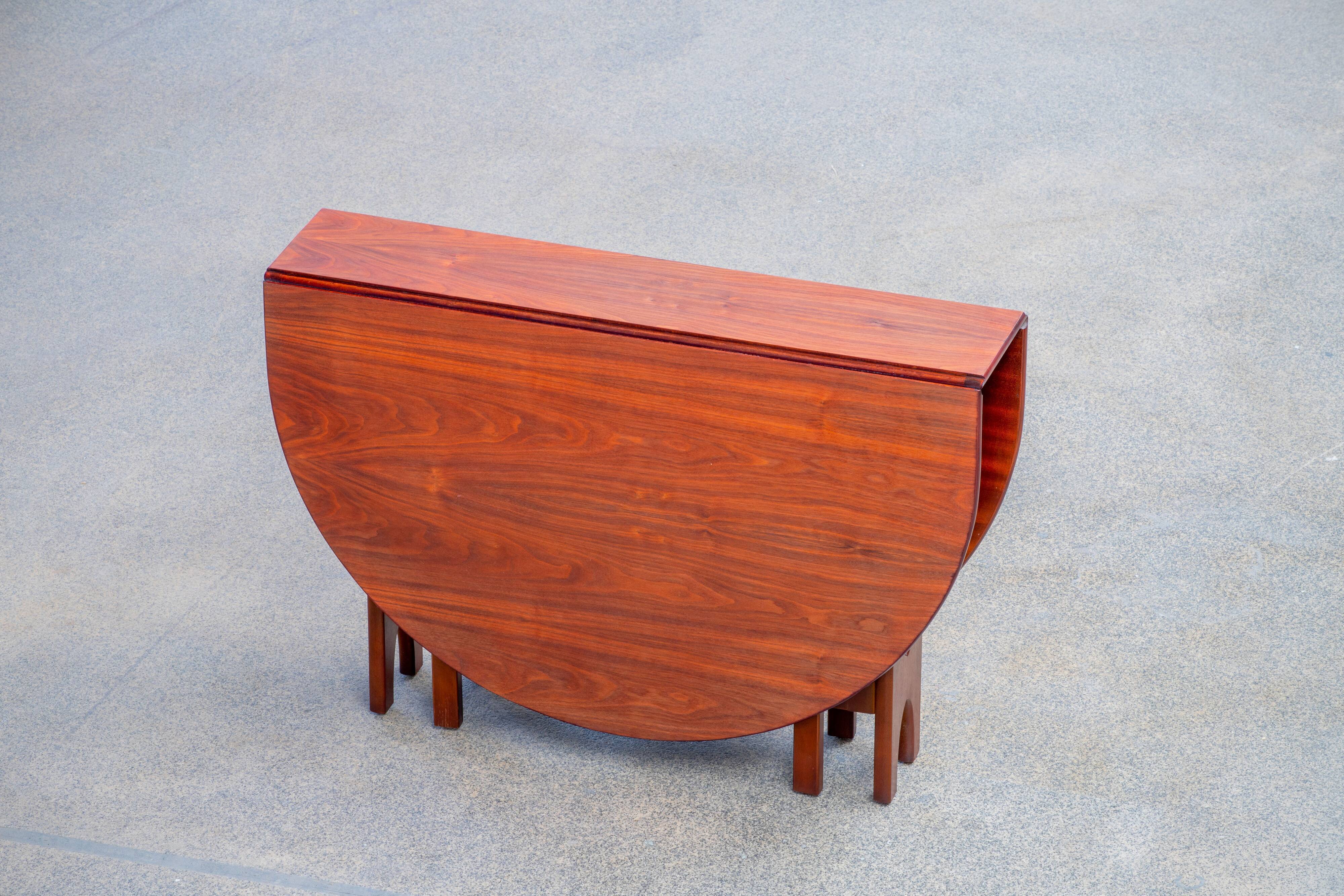 Scandinavian vintage folding table 1960