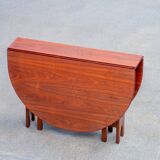 Scandinavian vintage folding table 1960