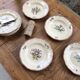 Set de 10 assiettes fleuries Sarreguemines Lyon