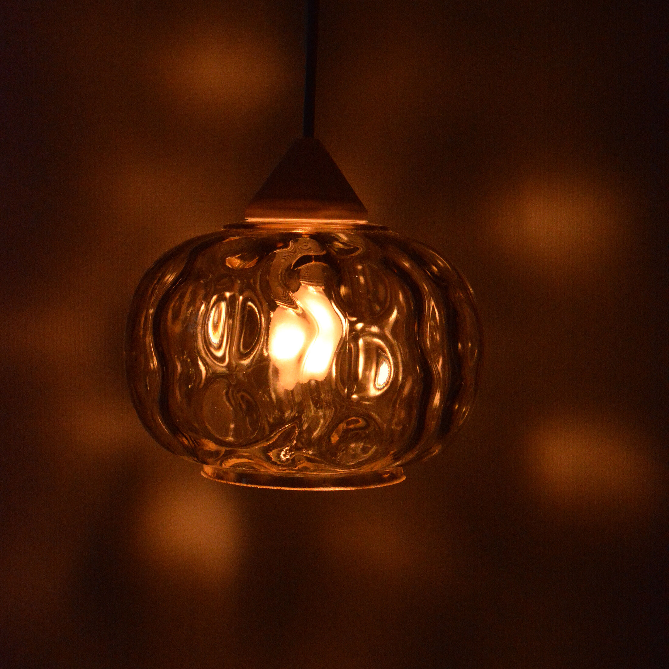 1970s Modernist hanging lamp, Poland