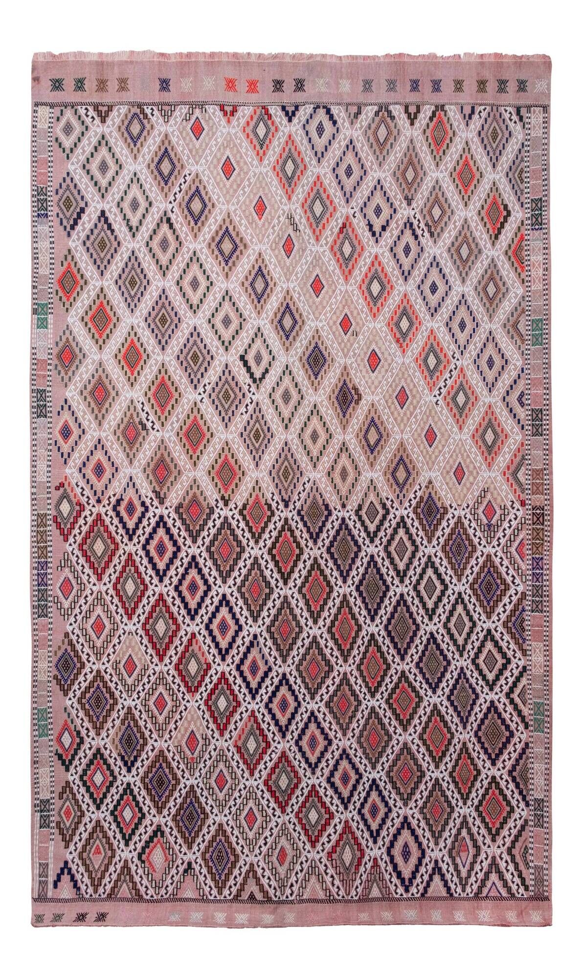 Vintage Turkish kilim, handwoven, 177x292 cm.
