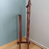 Night stand with two clothes racks