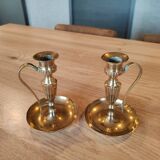 Brass candlesticks