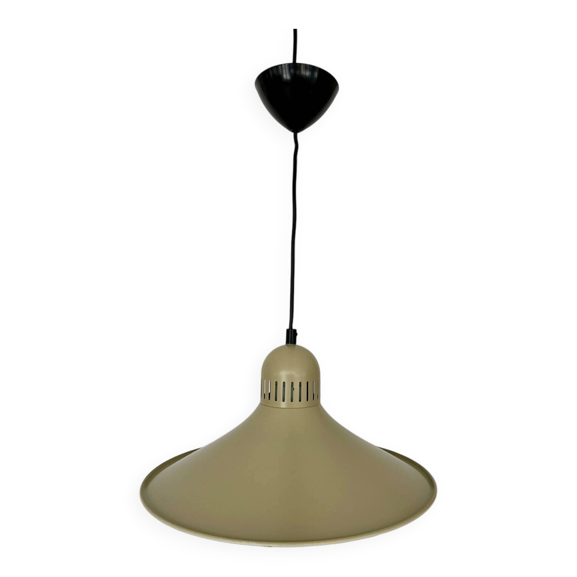 Suspension métal vintage coloris crème écru