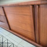 Scandinavian design sideboard in vintage teak