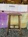 Tabouret haut en teck