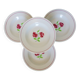 4 K and G Luneville soup plates, Rose Mai model 2106204