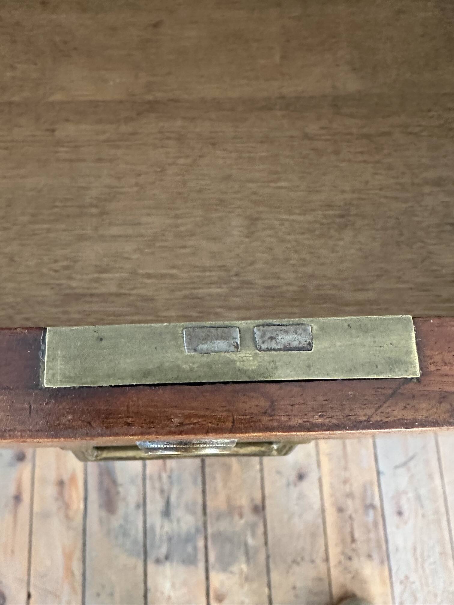 Antique military campaign chest