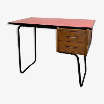 Vintage red formica desk