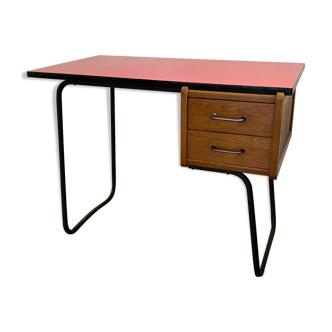 Vintage red formica desk