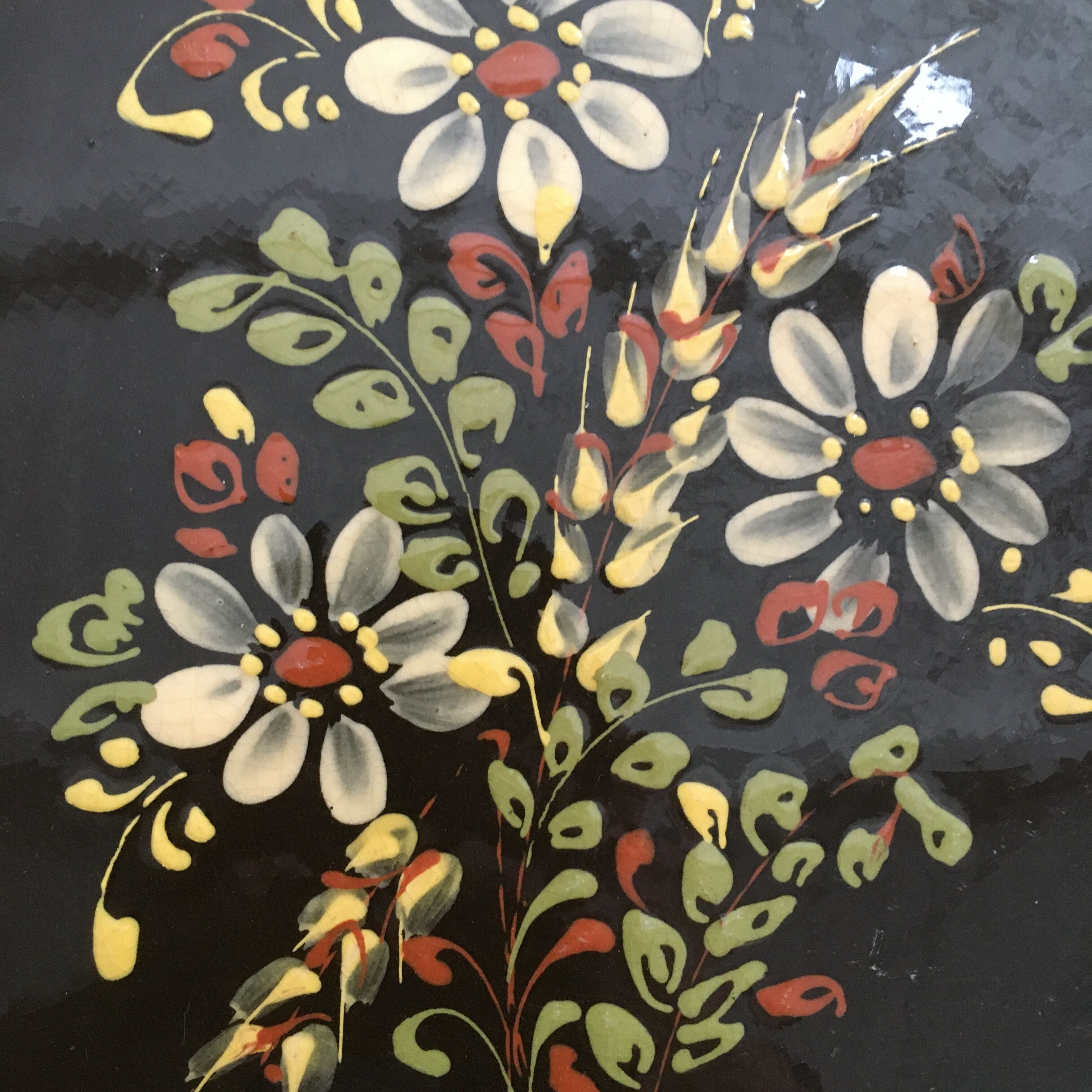 Floral decoration dish