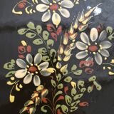 Plat décor floral