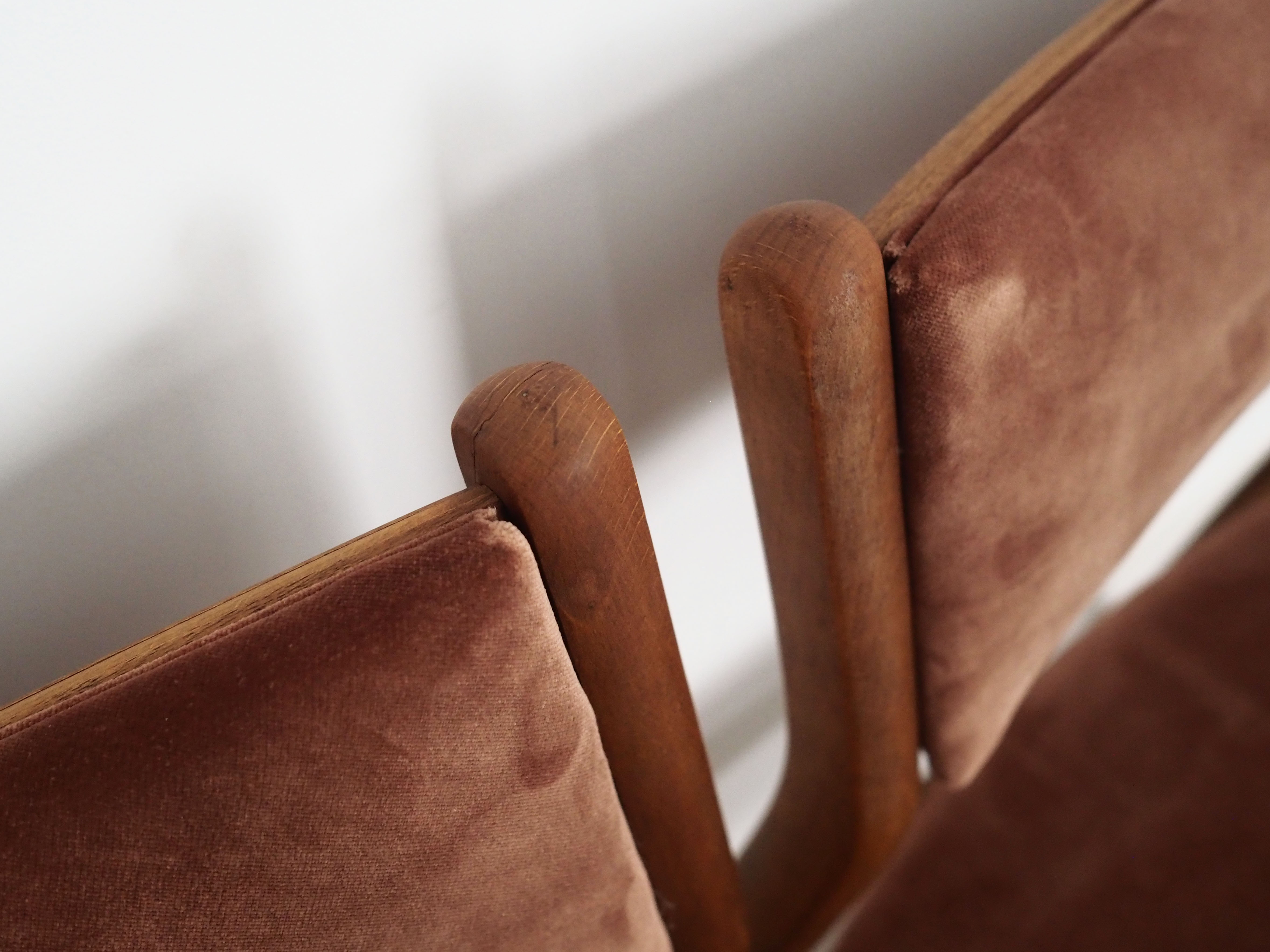 Set of six beech chairs, Danish design, 70s, made in Denmark