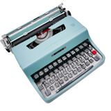Typewriter Olivetti Lettera 32 green revised ribbon new