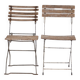 Chaises de jardin pliantes anciennes (c.1920). Ensemble de 2 pièces n°2