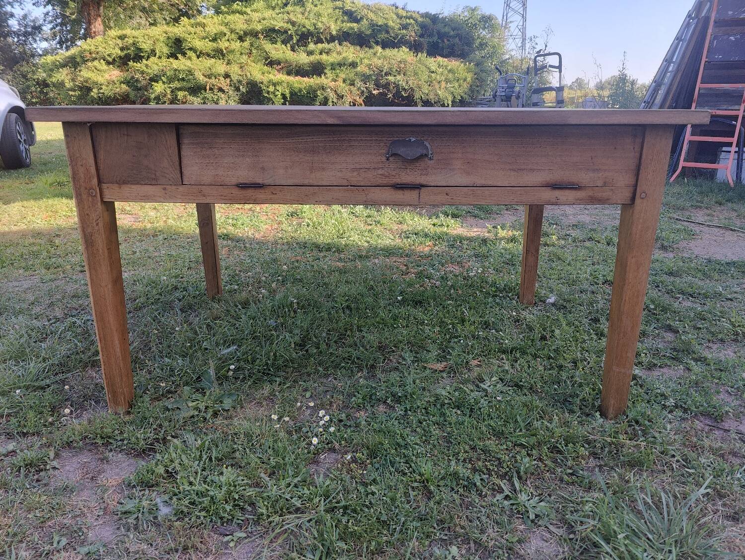 Old oak farmhouse table