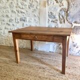 Wooden farmhouse coffee table