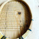 Vintage wooden tennis racket
