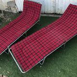 Pair of camp beds Manufrance