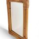 Miroir en bambou et rotin des années 1960 dans le style de la Côte d'Azur