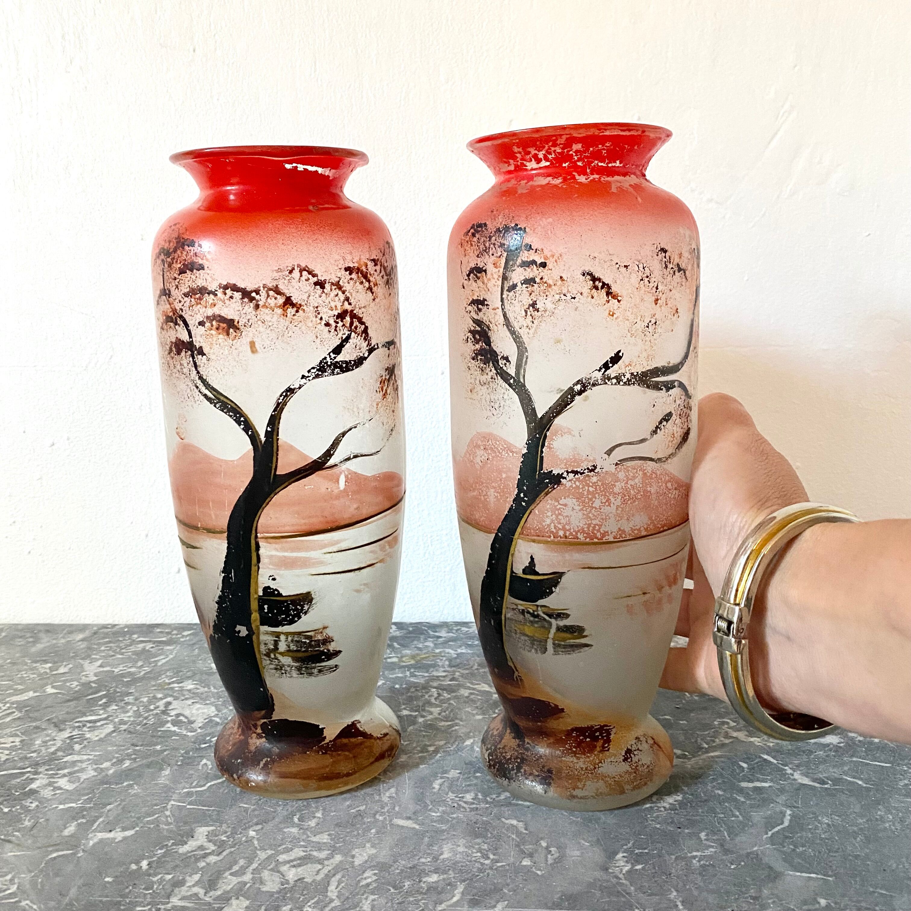 Pair of antique vases