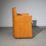 Fauteuil postmoderne de De Coene Decor Courtrai vers 1980