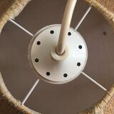 Vintage rattan flower suspension