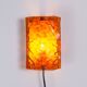 Vitrika Nybro amber coloured wall lamps