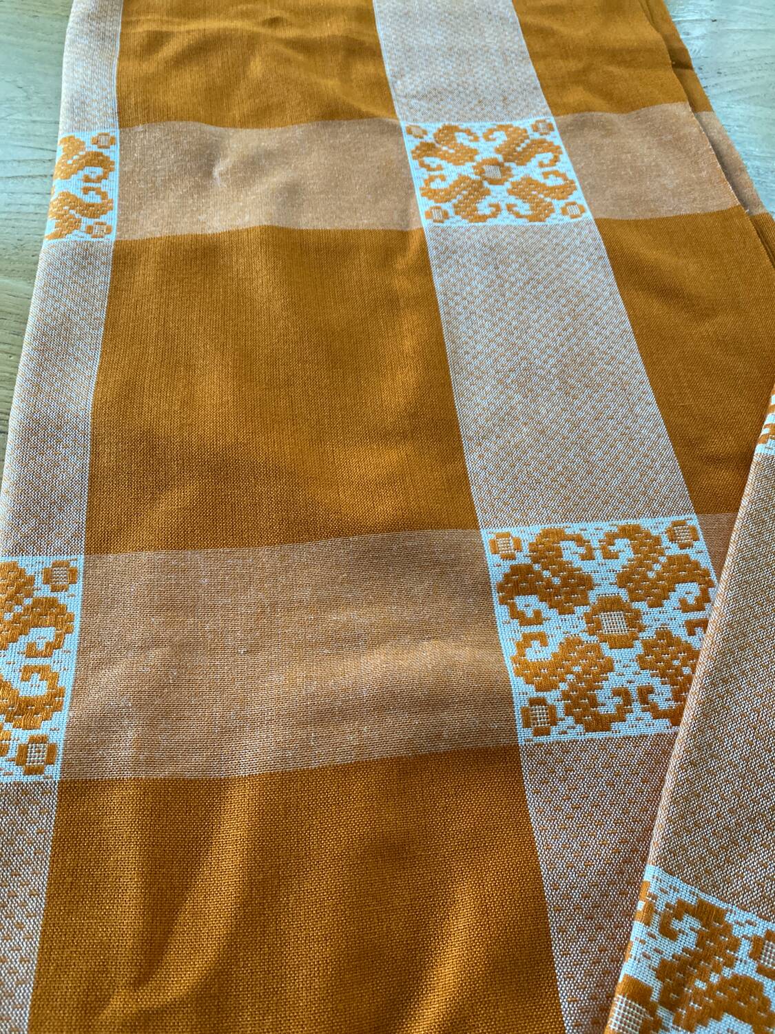 Nappe vintage orange