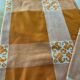Vintage orange tablecloth