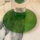 Glass bust of a woman by Kjell Engman 1990