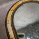 Ancient oriental brass mirror – arch shape