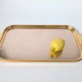 60s Cocktail Trays | Set of 2 | Gold Metal