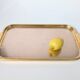 60s Cocktail Trays | Set of 2 | Gold Metal