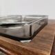 Teak plateau and glass ramekins, Denmark, 1960