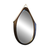 Italian teak mirror