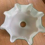 Abat-jour en opaline vert pastel
