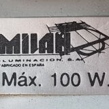 Pair of wall lamps Milan Iluminacion, XXth century