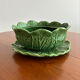 Fruit bowl with saucer in earthenware "Cabbage" - Bordallo Pinheiro